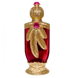Afnan Sultana Luxurious Red and Gold Decorative Perfume Bottle